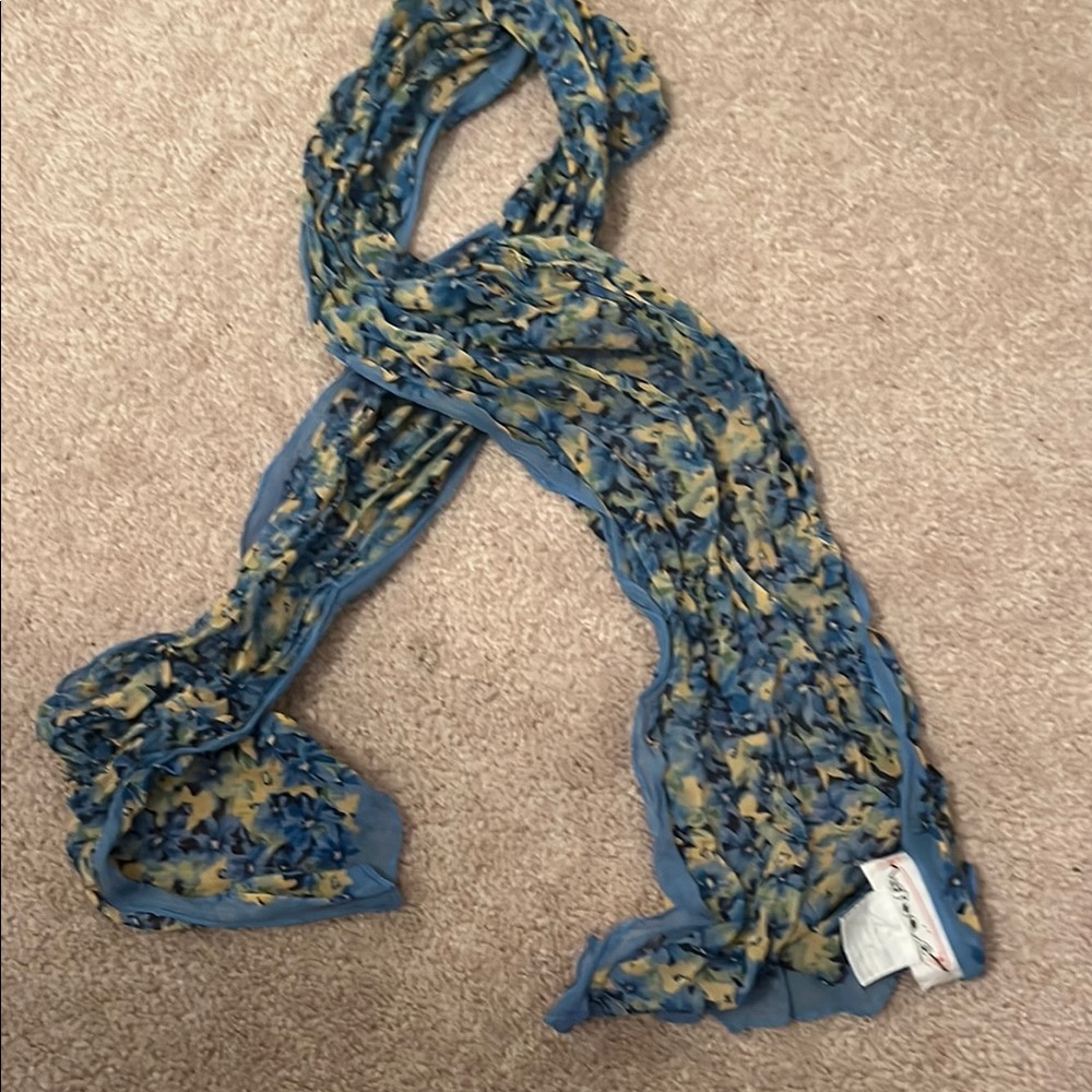 Talbots Floral Silk Scarf